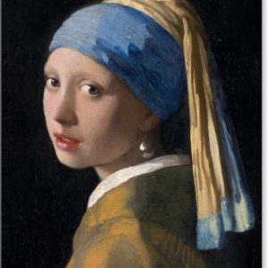Graphic Message - Schilderij op Canvas - Meisje met de parel - Johannes Vermeer - Woonkamer Kunst