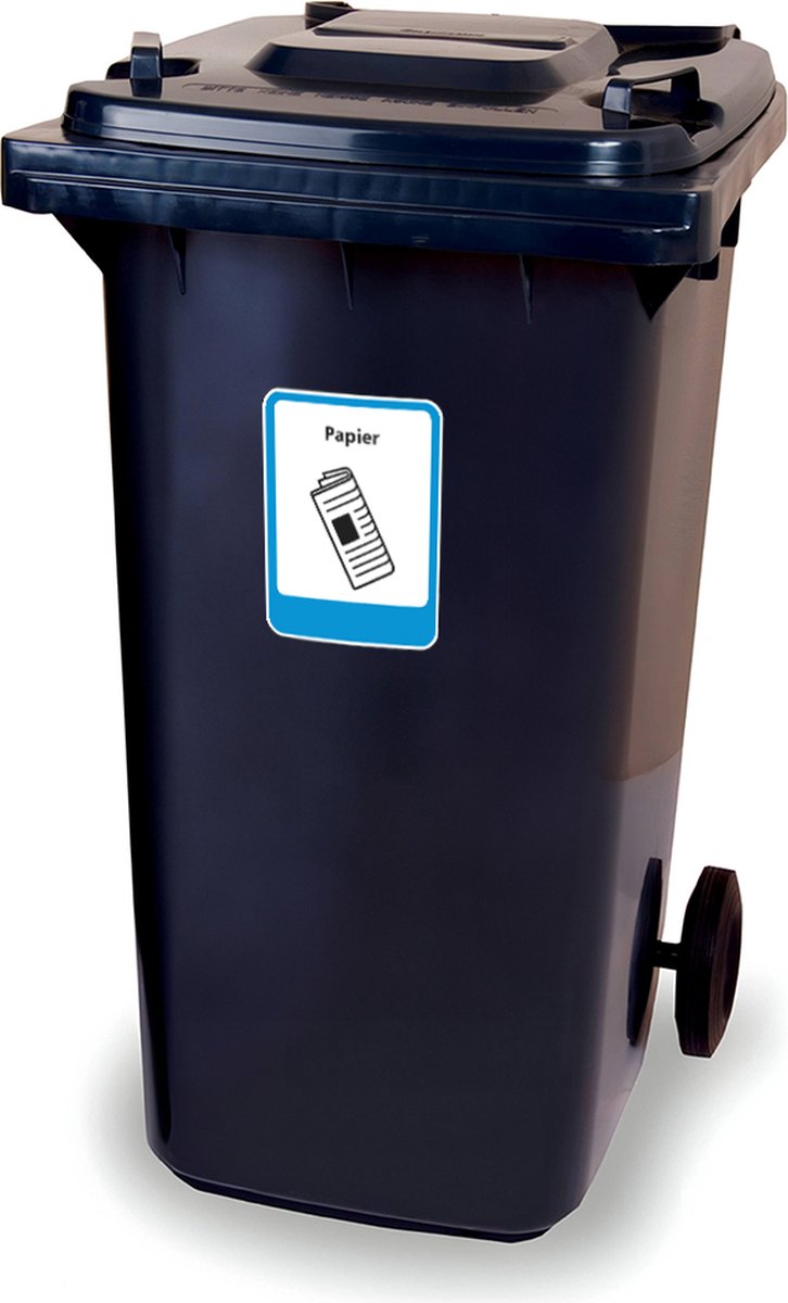 Kliko stickervel - Papier - container sticker - afvalbak stickers - vuilnisbak - CoverArt
